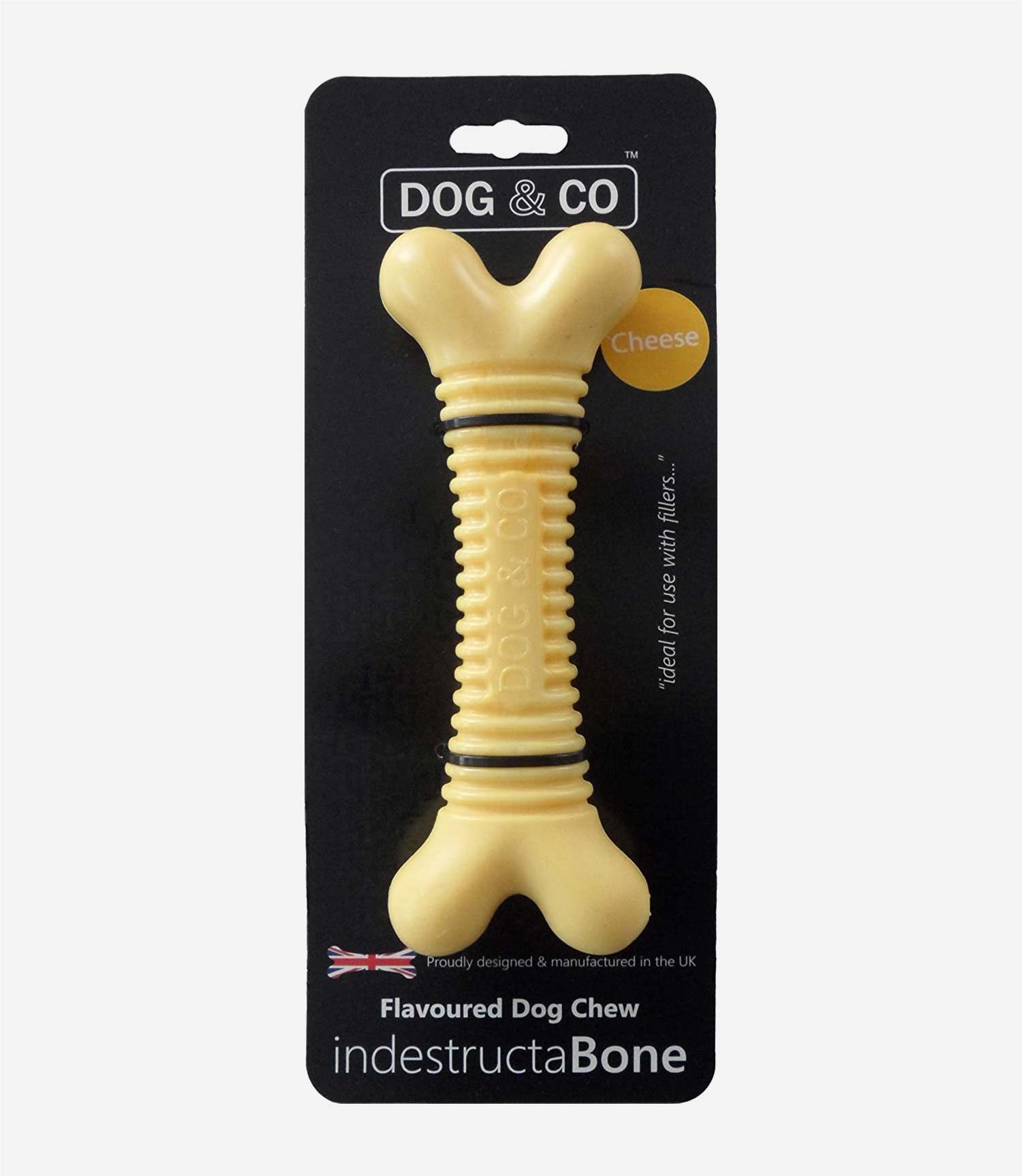 Hem and Boo Dog & Co Dental Flavoured Chew Bone Dog Toy - Large - Nest Pets