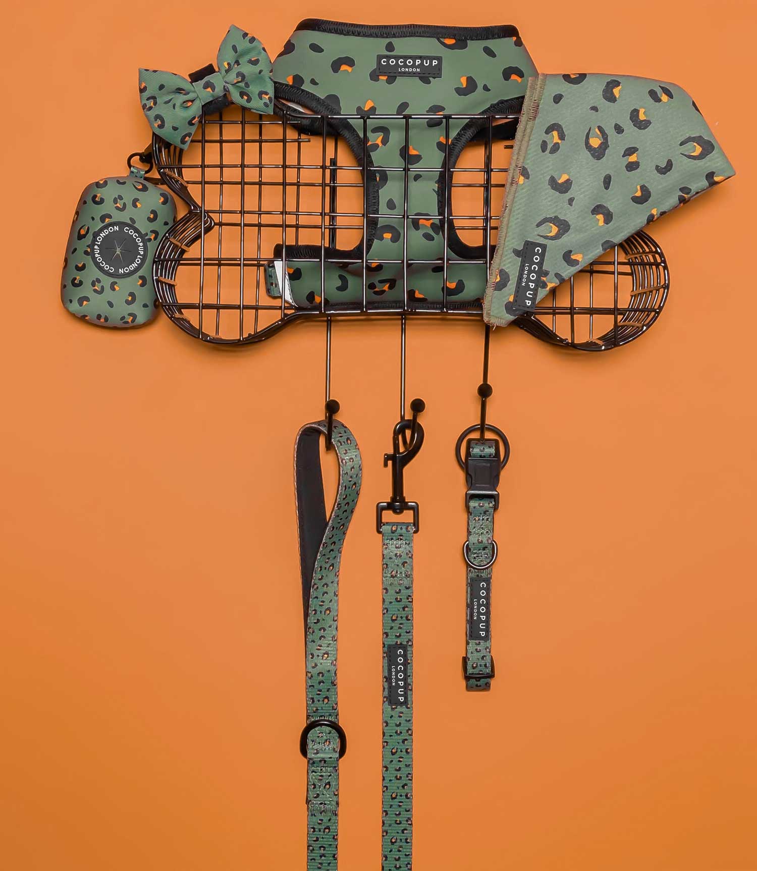 Cocopup London - Khaki Leopard Reversible Harness - Nest Pets