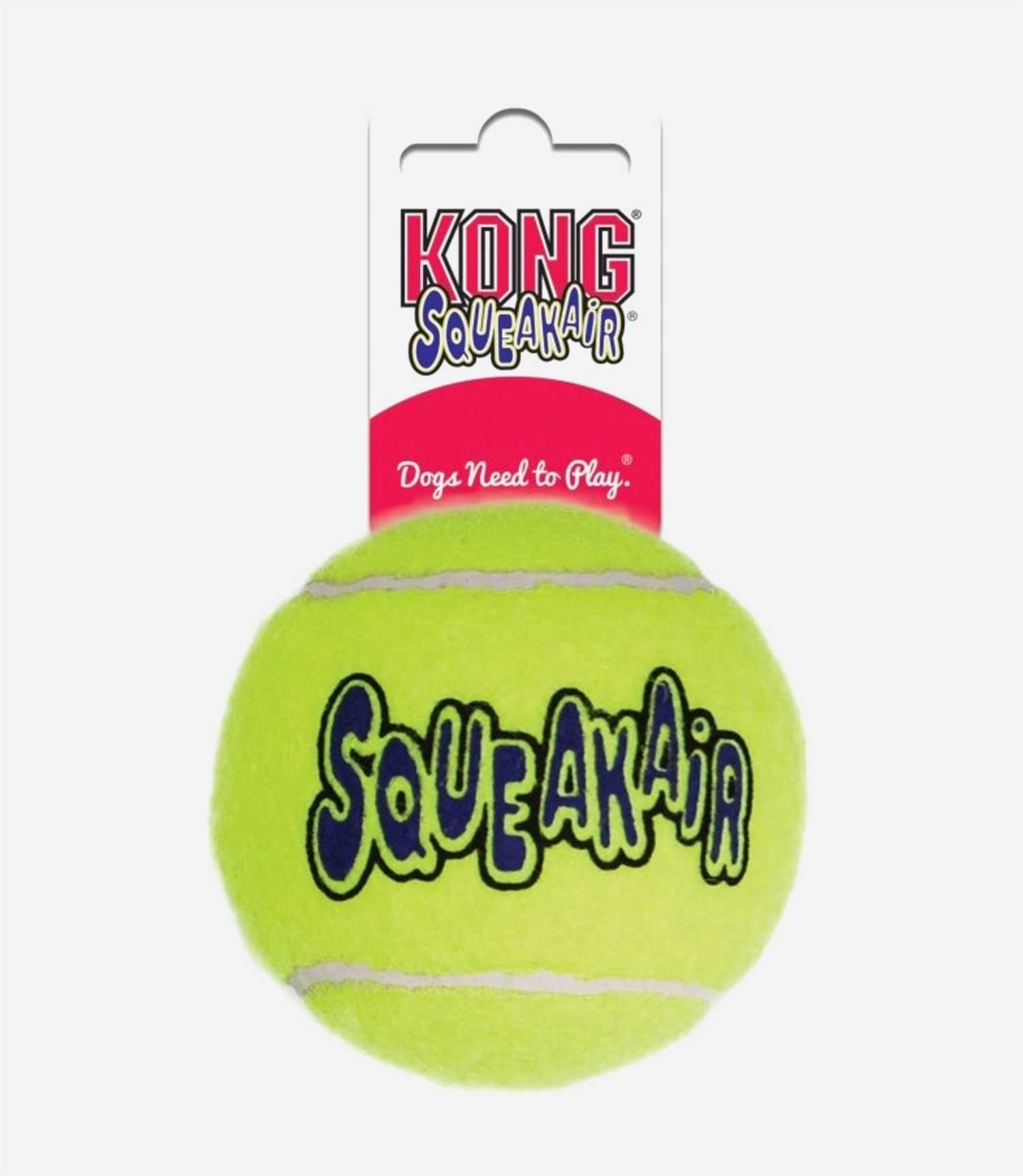 Kong AirDog Squeakair Ball Dog Toy - Nest Pets