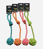 Hem and Boo Fluoro Rope Dog Toy (Assorted) - Long
