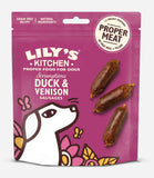 Lily's Kitchen Dog Duck & Venison Sausage Dog Treats - 70g