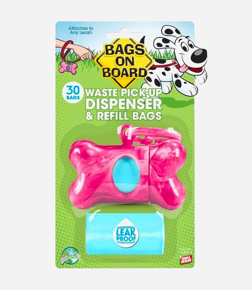 Bags On Board Bone Dispenser + 30 Bags - Nest Pets