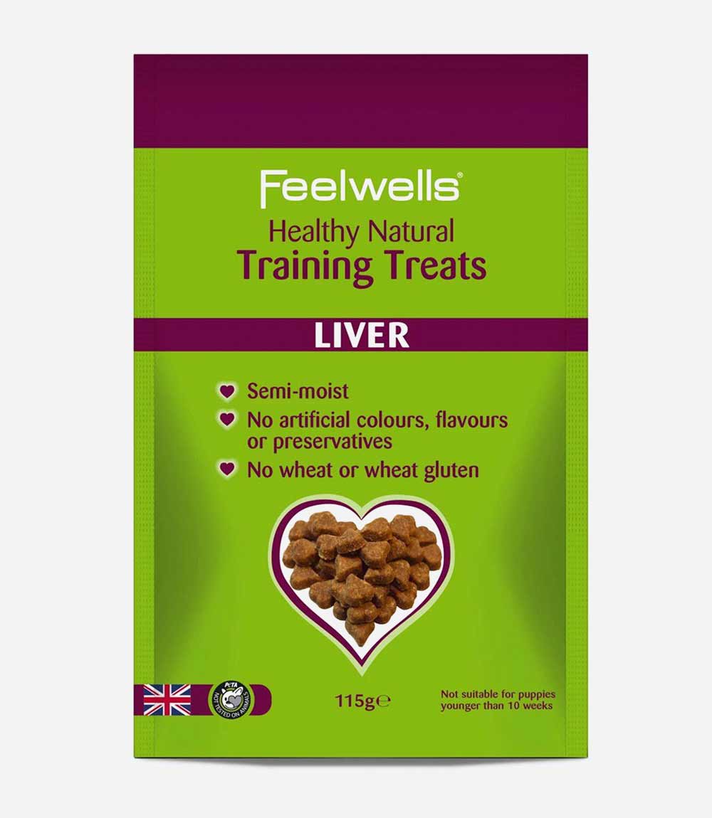 Feelwells Training Liver Dog Treats - 115g - Nest Pets