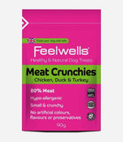 Feelwell Crunchies Meat Dog Treats - 90g
