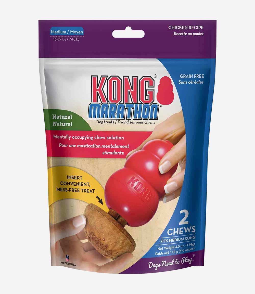 KONG Marathon Chicken Dog Treats - 2 Pack - Nest Pets