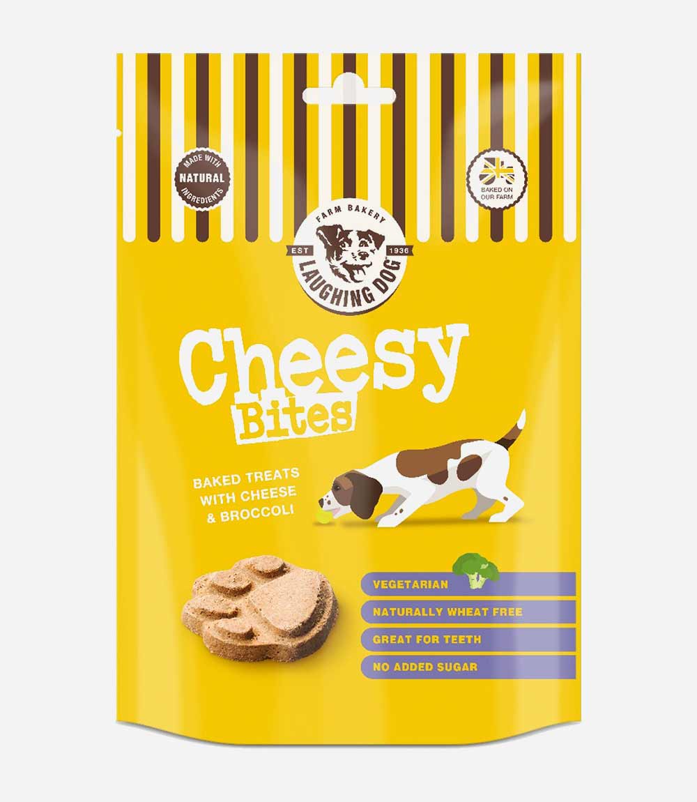 Laughing Dog Cheesy Bites Dog Treats - 125g - Nest Pets