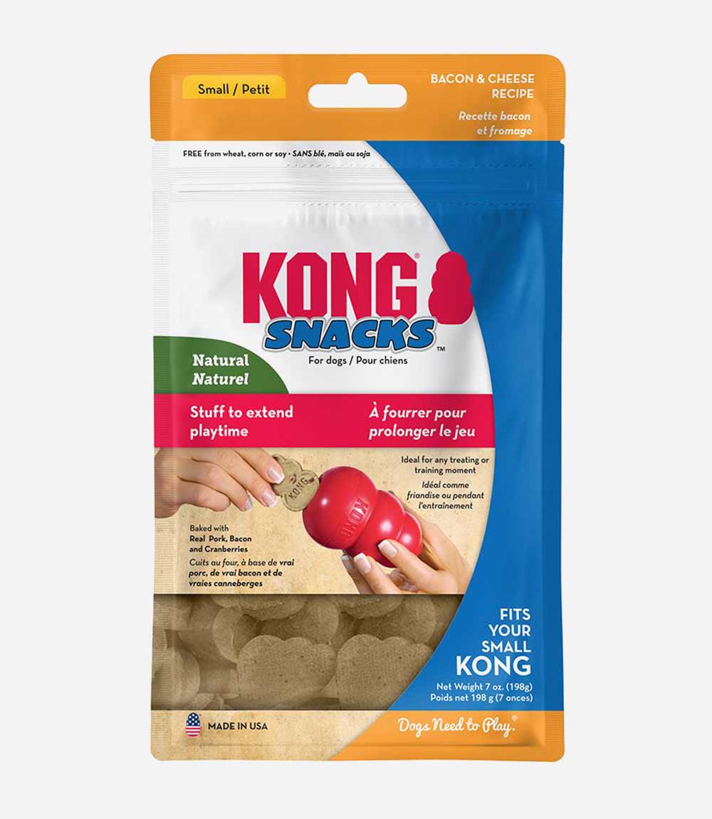 KONG Snacks Bacon & Cheese Dog Treats - Nest Pets