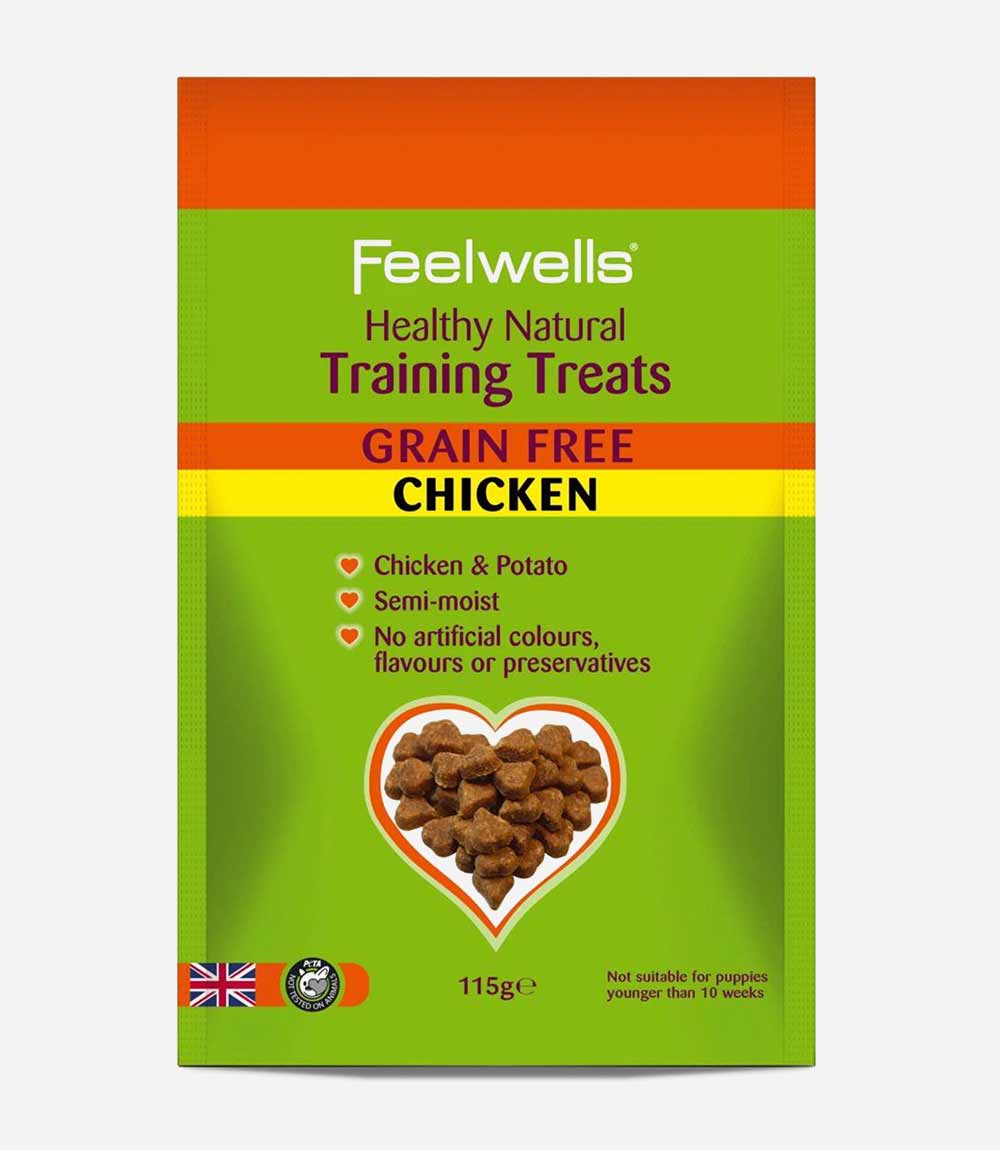 Feelwells Training Grain Free Dog Treats - 115g - Nest Pets