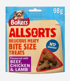 Bakers Allsorts Chicken, Beef & Lamb Dog Treats - 98g