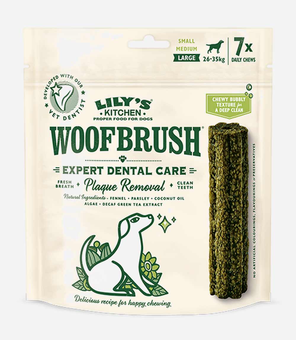 Lily's Kitchen Dog Woofbrush Dental Chew Dog Treats - Nest Pets
