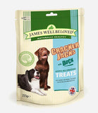 James Wellbeloved Crackerjack Duck Dog Treats - 225g