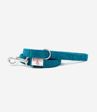 Hounds of Eden 'Bruce' - Blue & Teal Harris Tweed Dog Lead - Nest Pets
