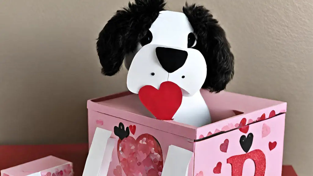 How to make a dog valentines box?