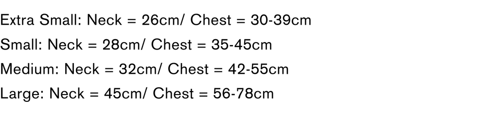 Size chart image