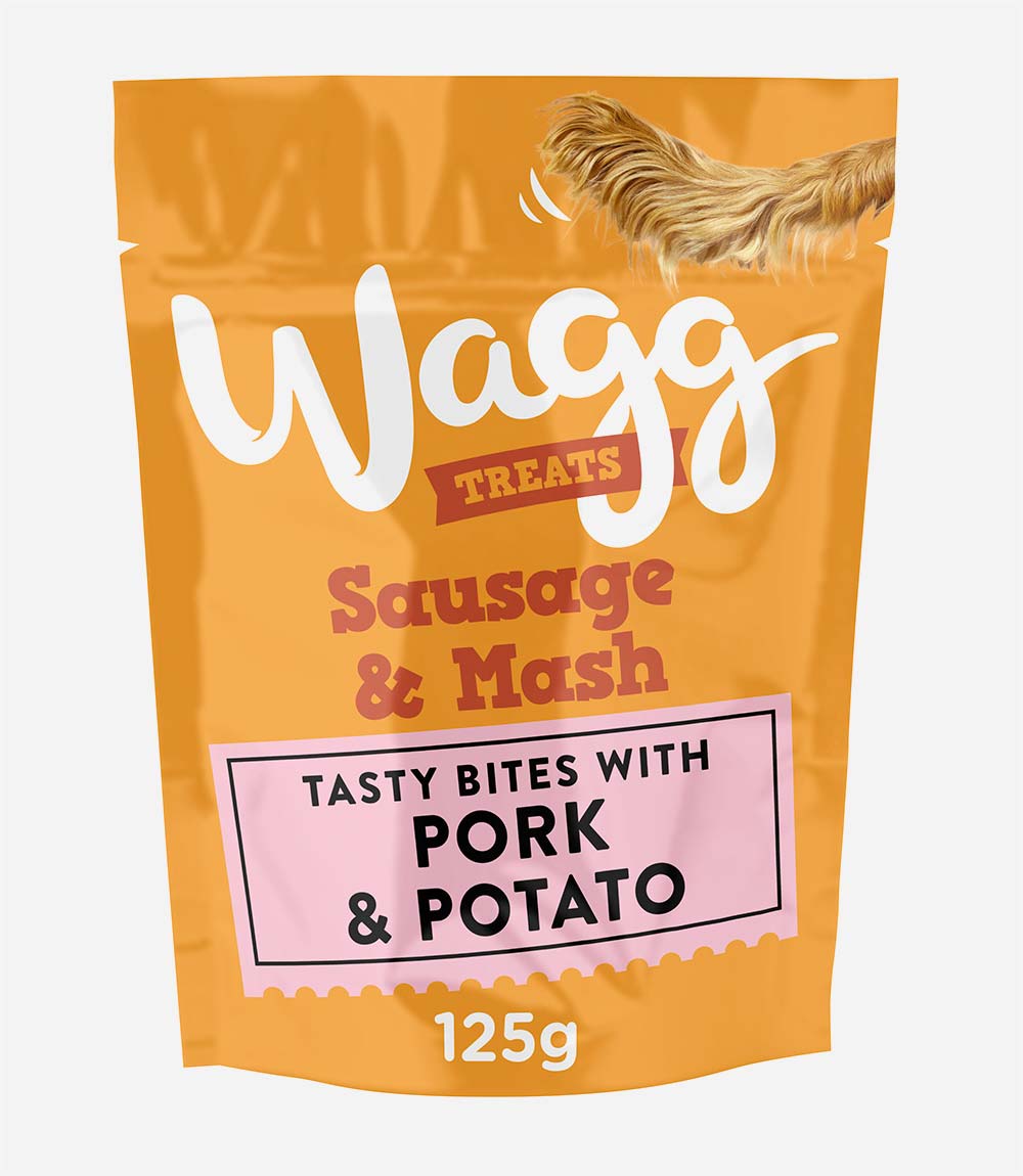 Wagg Sausage & Mash with Pork & Potato Dog Treats - 125g - Nest Pets