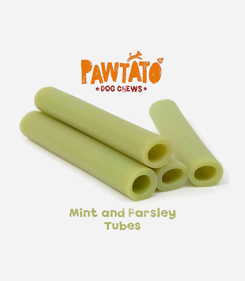 Benevo Pawtato Tubes Mint & Parsley Dog Treats - 90g - Nest Pets