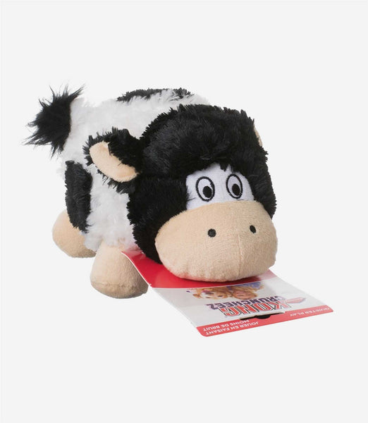 Kong Barnyard Cruncheez Cow Dog Toy Small Nest Pets