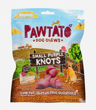 Benevo Pawtato Knots Small Purple Dog Treats - 150g - Nest Pets