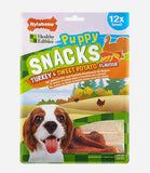 Nylabone Puppy Snack Turkey & Sweet Potato Dog Treats - 12 Snacks - Nest Pets