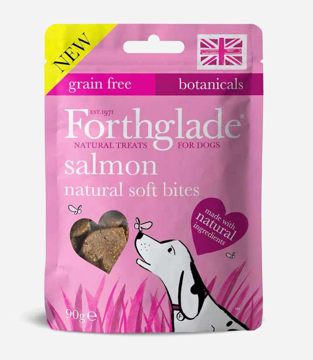 Forthglade Soft Bite Grain Free Salmon Dog Treats - 90g - Nest Pets