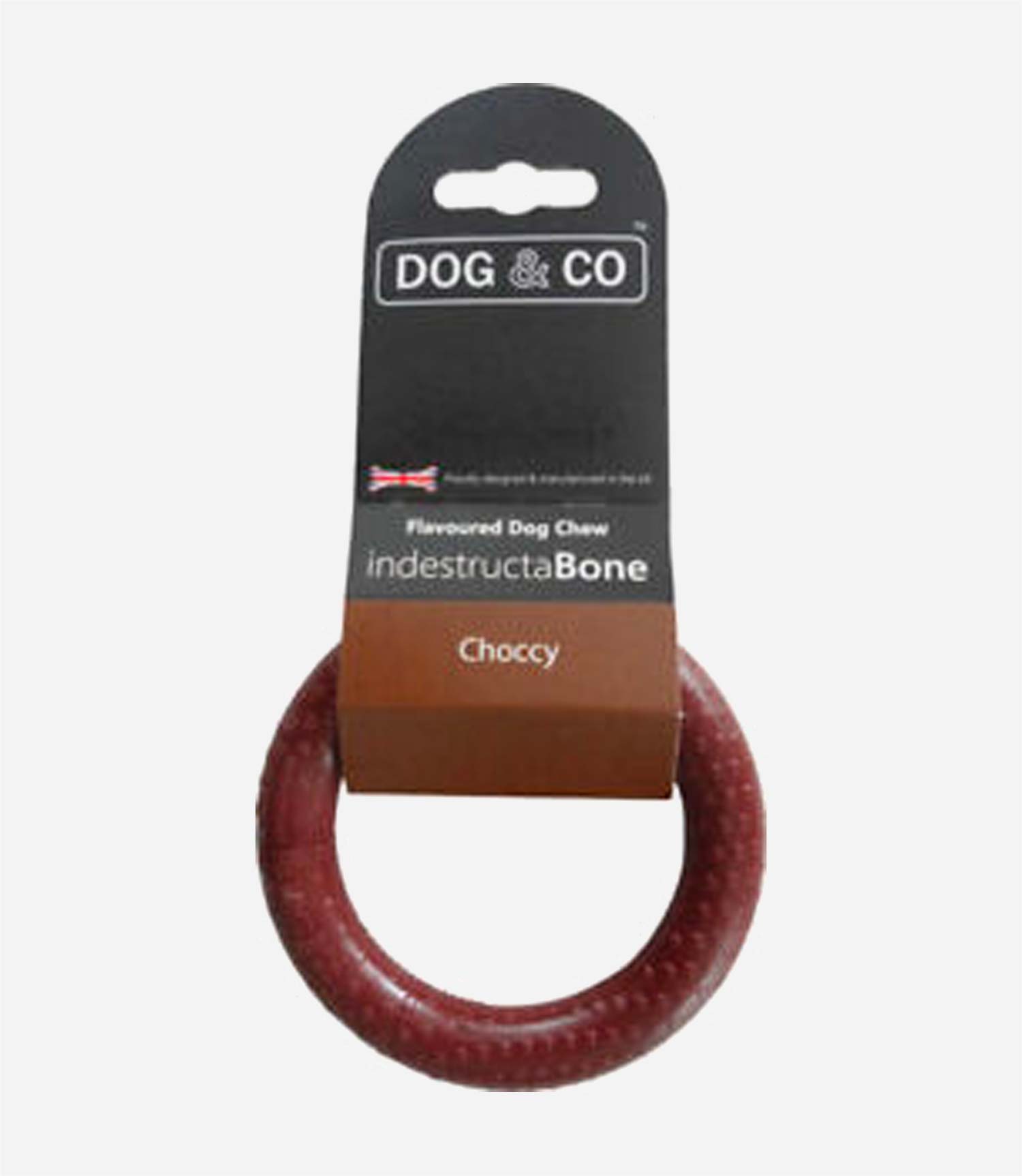 Hem and Boo Dog & Co Flavoured Chew Ring Dog Toy - Small - Nest Pets