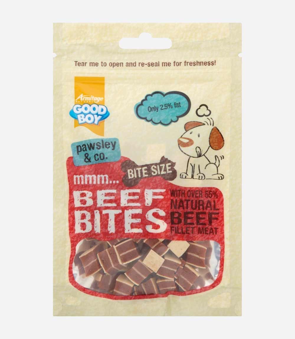 Good Boy Deli Bites Beef Dog Treats - 65g - Nest Pets