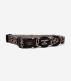 Hounds of Eden 'Steel Leopard' - Khaki/Grey Dog Collar - Nest Pets