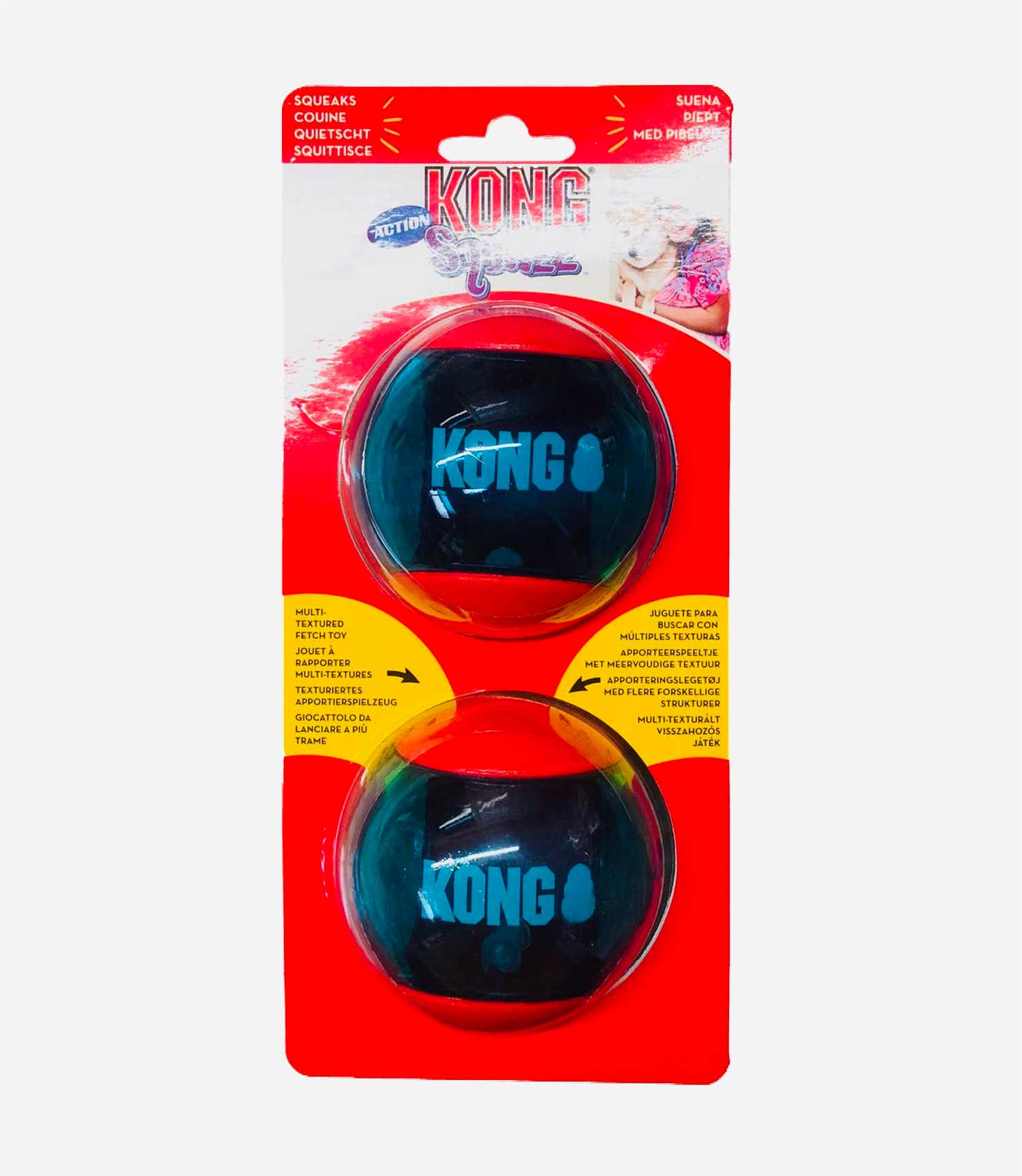 Kong Squeezz Action Dog Toy - Nest Pets