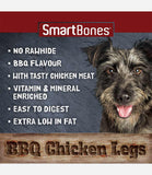 SmartBones Grill Masters BBQ Chicken Legs Dog Treats - 8 Legs - Nest Pets