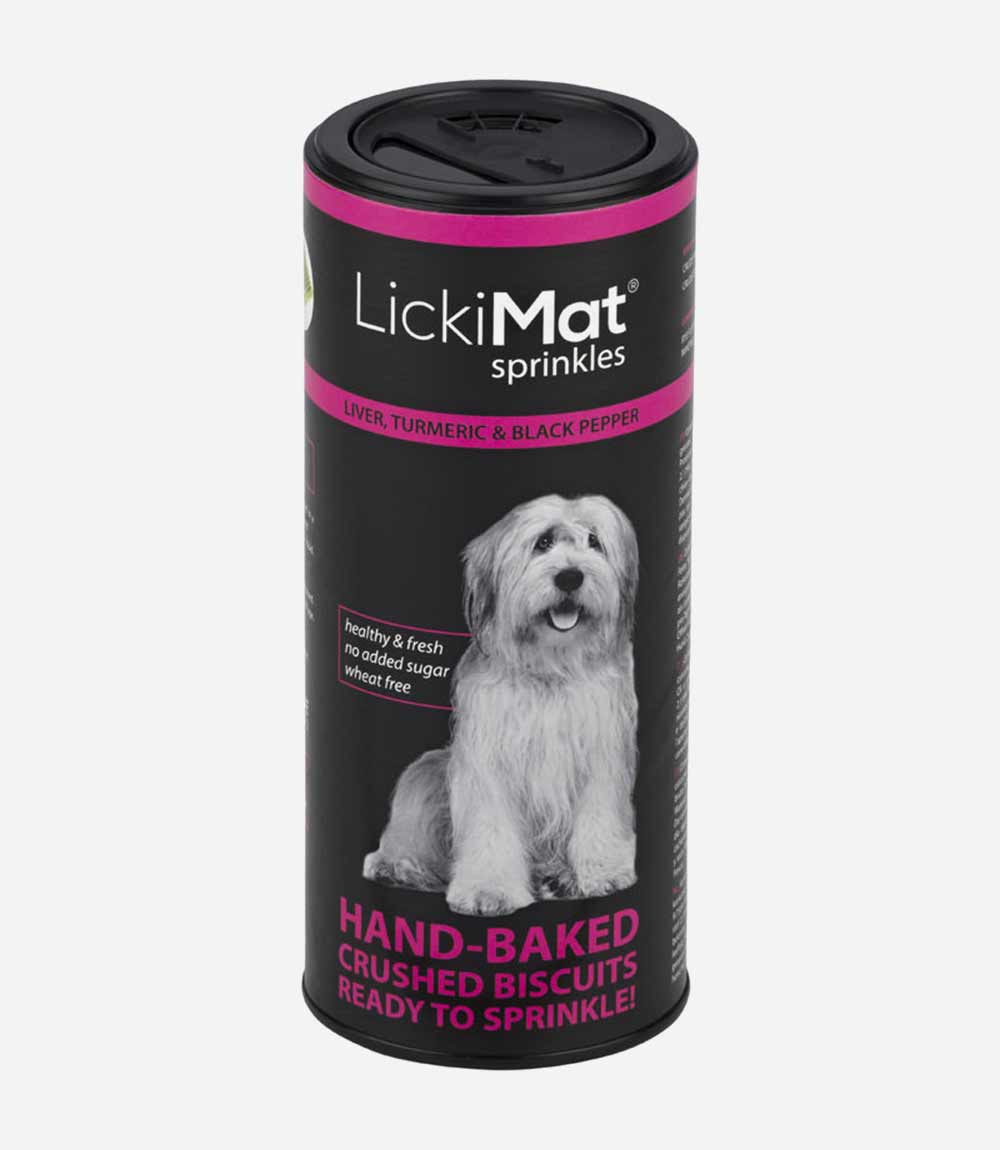 Lickimat Dog Sprinkles Liver, Tumeric & Black Pepper Dog Treats - 150g - Nest Pets