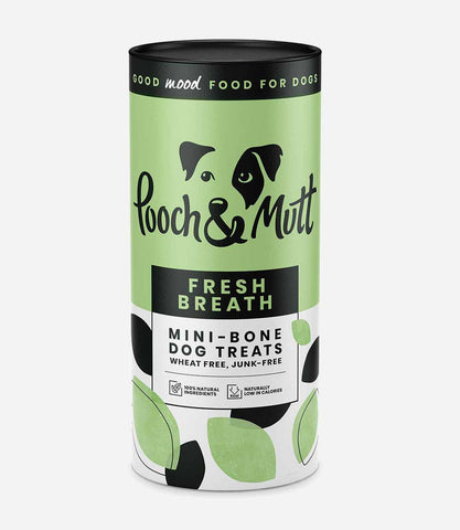 Pooch & Mutt Fresh Breath Mini Bone Dog Treats - 125g - Nest Pets