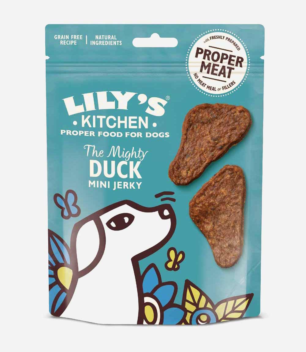 Lily's Kitchen Dog Duck Mighty Jerky Dog Treats - 70g - Nest Pets