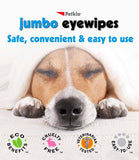 Petkin Jumbo Eye Wipes - 80 Pack - Nest Pets