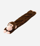 Animate Brown Monkey Stuffed Head Dog Toy - Nest Pets