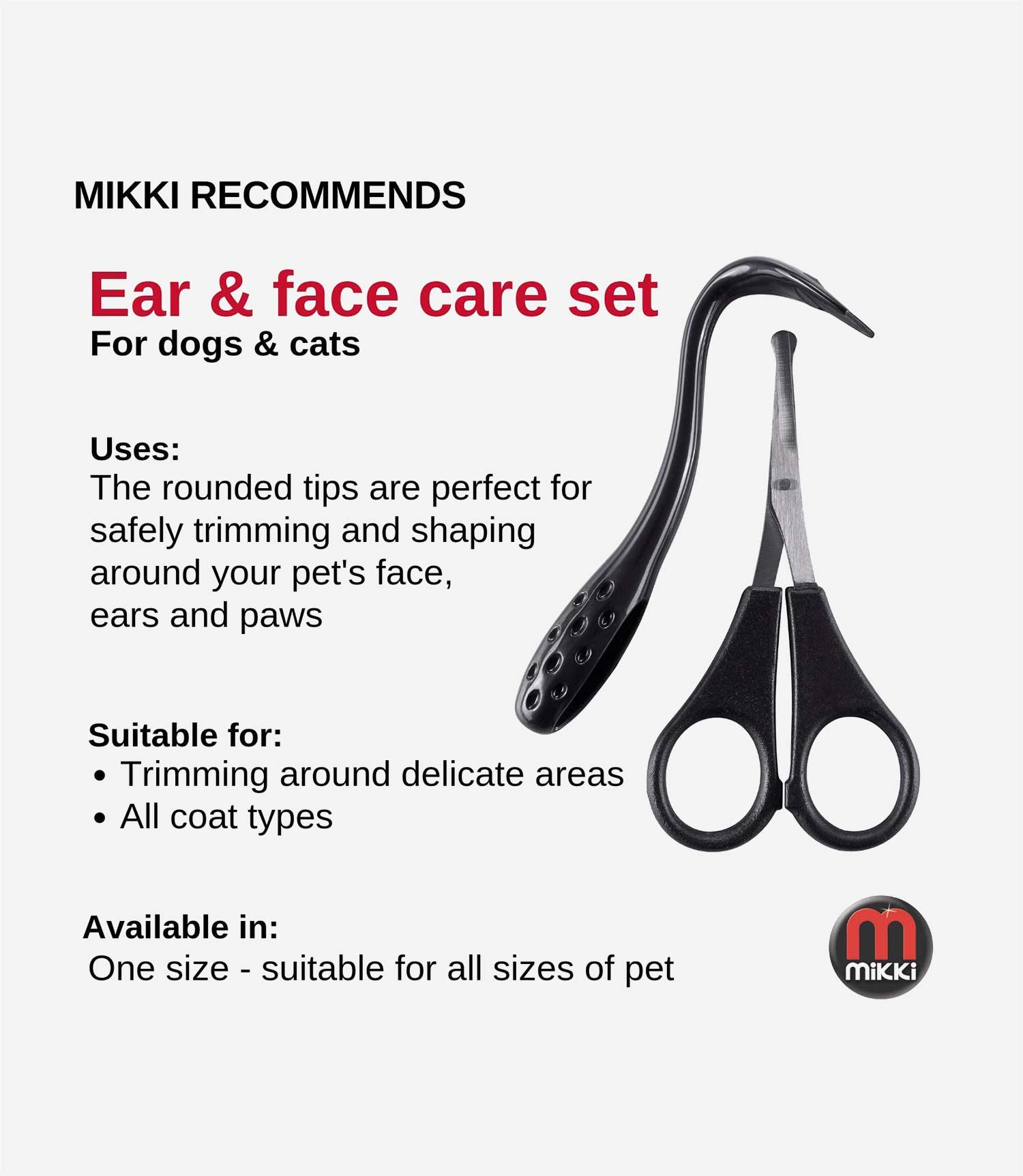 Mikki Ear & Face Care Set - Nest Pets