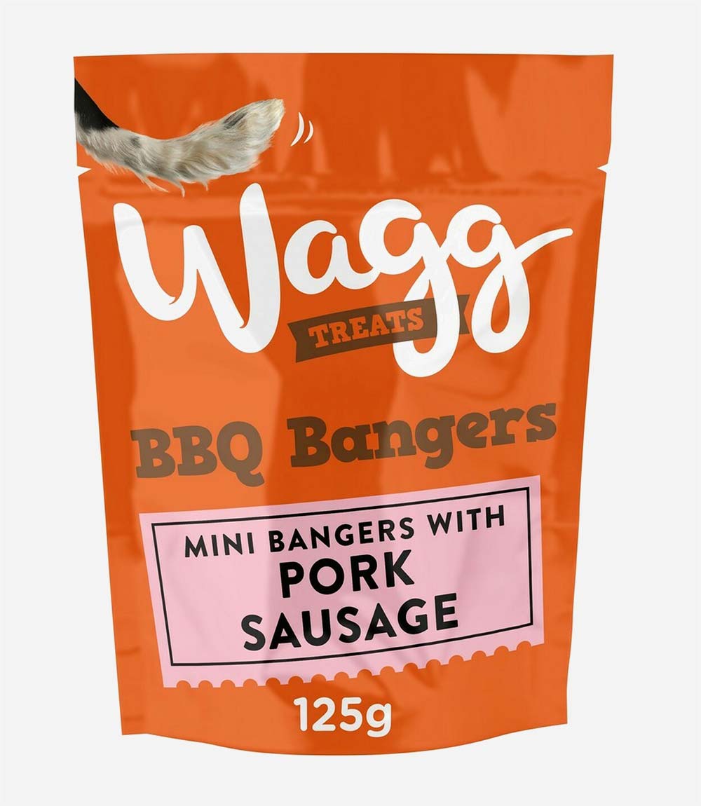 Wagg BBQ Mini Bangers Pork Sausage Dog Treats - 125g - Nest Pets