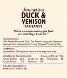 Lily's Kitchen Dog Duck & Venison Sausage Dog Treats - 70g - Nest Pets