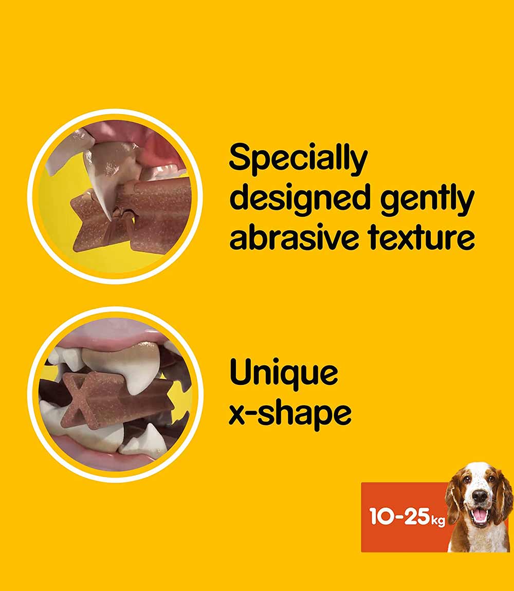 Pedigree Dentastix Daily Adult Medium Dog Dental Stick Chews Dog Treats - Nest Pets