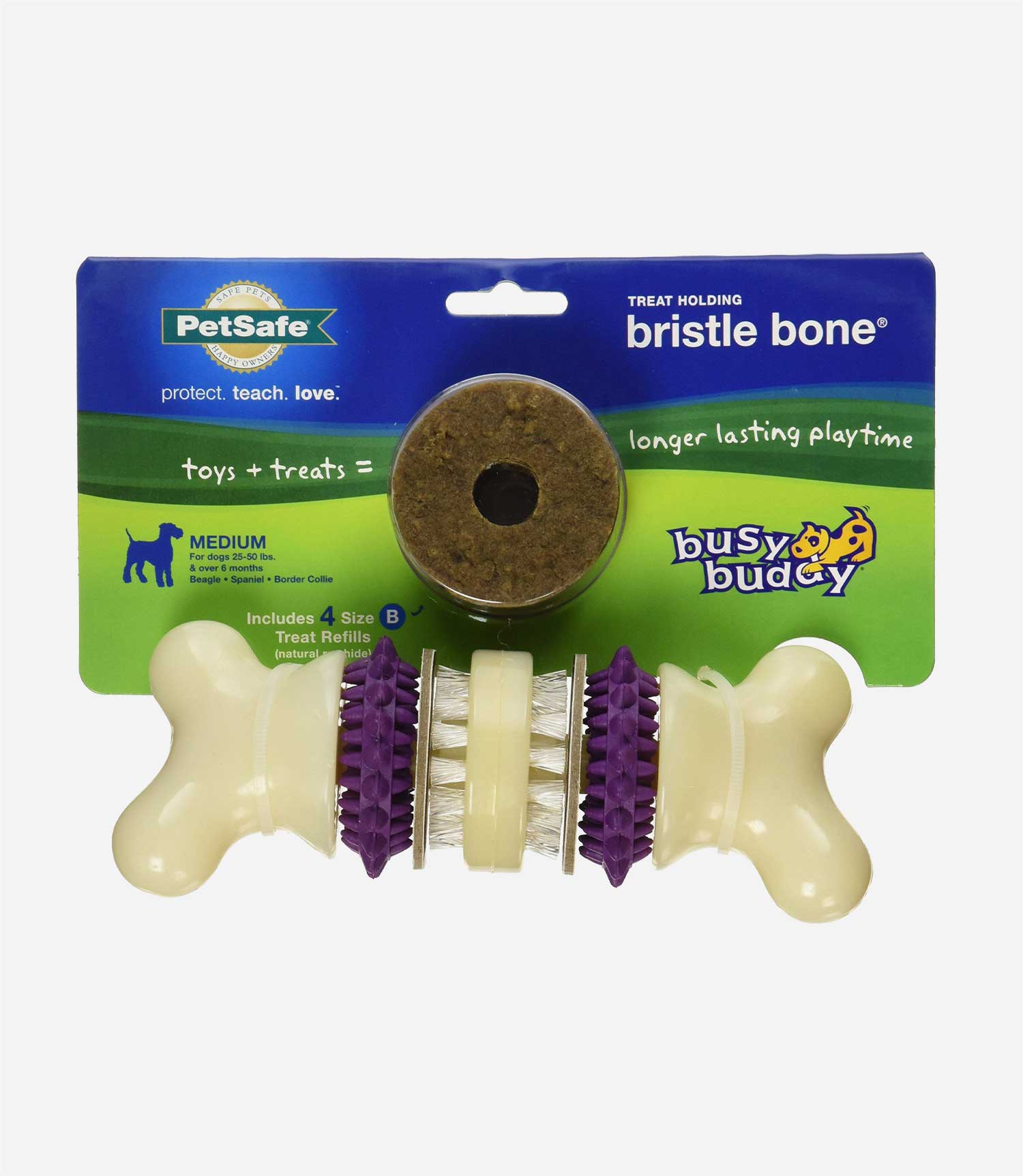 Petsafe Busy Buddy Bristle Bone Dog Toy - Nest Pets