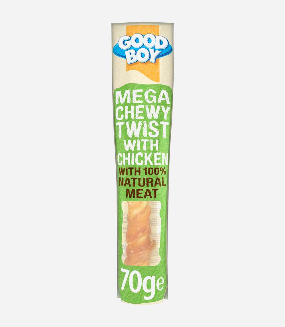 Good Boy Pawsley Mega Chewy Twist Chicken Dog Treats - 70g - Nest Pets