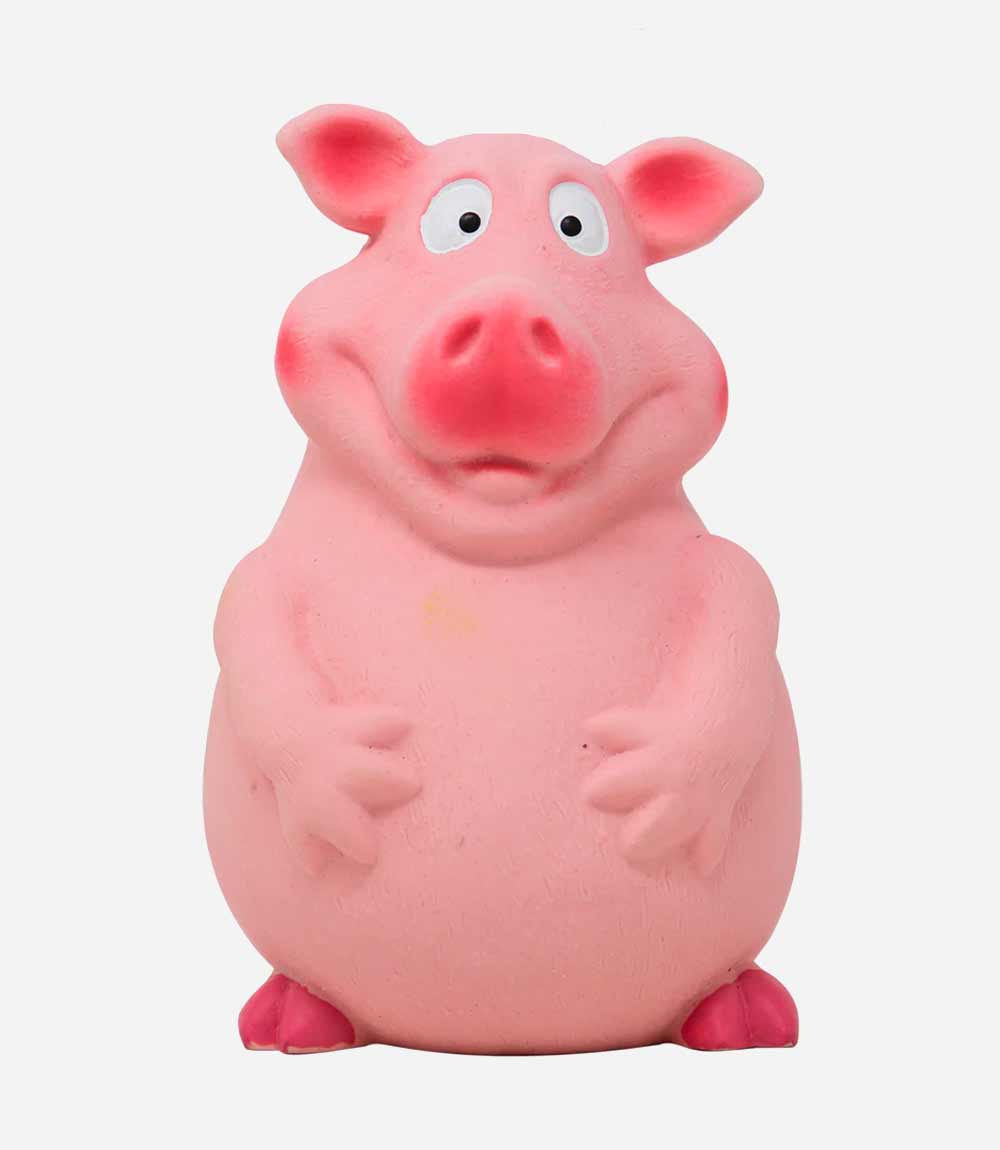Fofos Latex Pig Bi Dog Toy - Nest Pets