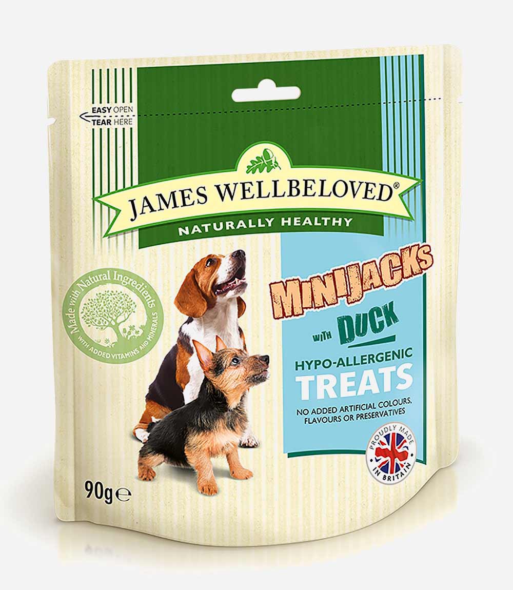 James Wellbeloved Dog Treats Minijacks Duck Dog Treats - 90g - Nest Pets