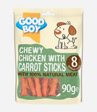 Good Boy Chewy Chicken & Carrot Sticks Dog Treats - Nest Pets