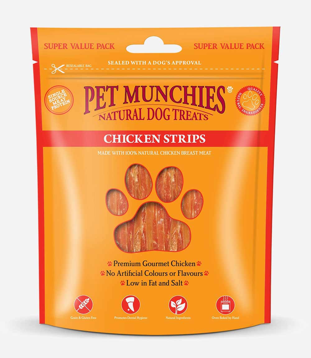 Pet Munchies Chicken Strips Dog Treats - Nest Pets