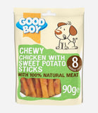Good Boy Chewy Chicken & Sweet Potato Sticks Dog Treats - 90g - Nest Pets